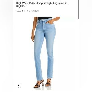 MOTHER
The High-Waisted Rider Skimp Jeans Size 24